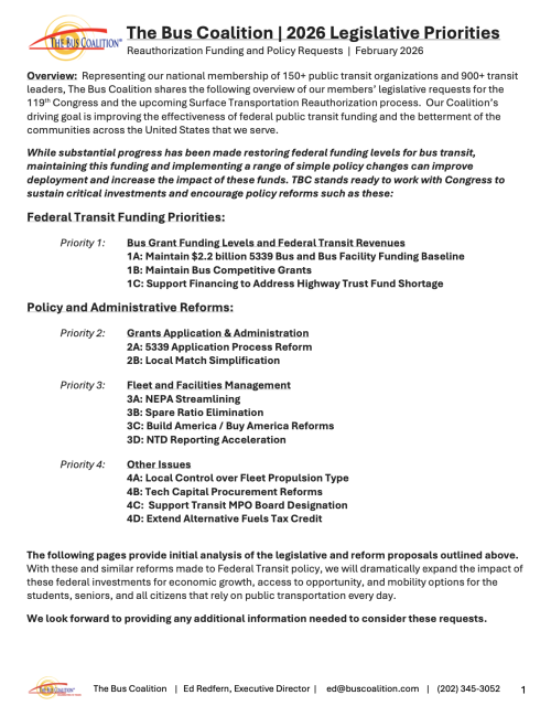 TBC 2026 Legislative Priorities - Detailed - Screenshot